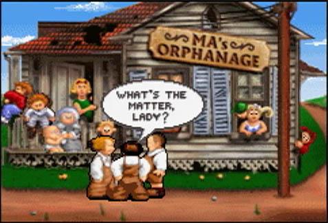 Three Stooges Cinemaware orpokoti kuvankaappaus