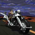 Full Throttle Moottoripyörä Aavikolla