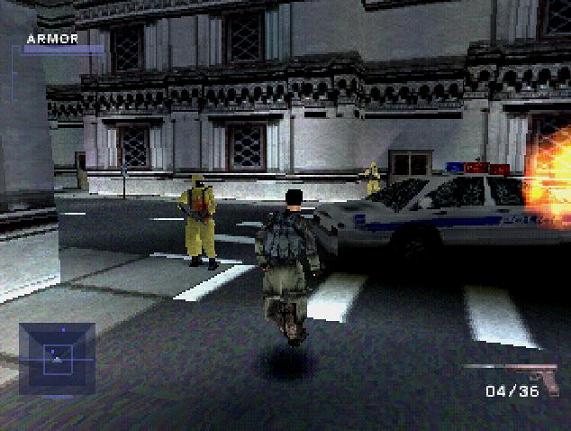 Syphon Filter Poliisiauto Biopuku Terroristit