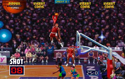 NBA Jam koripallo donkkaus