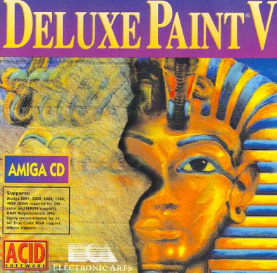 Deluxe Paint Faarao kuvankäsittelyohjelma Kansi