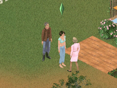Sims 1 Lyönti poskelle