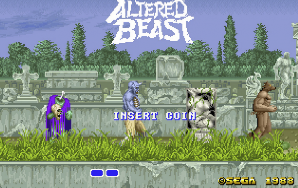 Altered Beast Peli Amiga Sega Archade